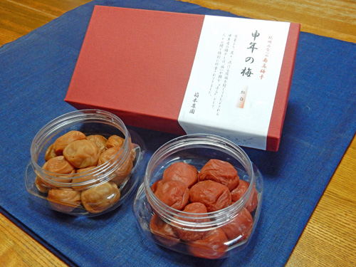 紀州 南高梅干 申年の梅 紅白